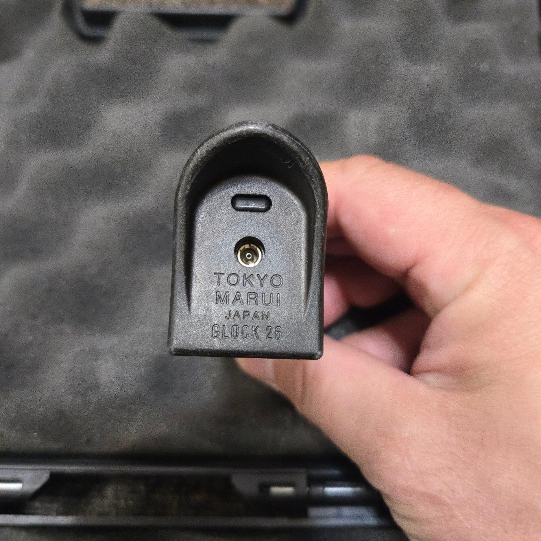 東京マルイGLOCK 26 ガスガン ガンケース・BB弾ローダー・ガス予備缶あり