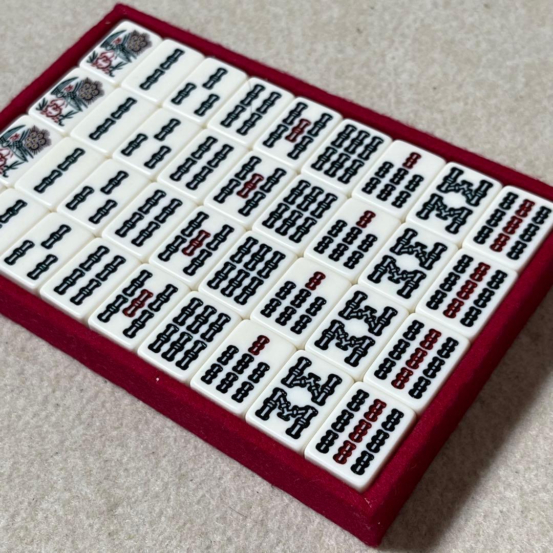 ミズノ丸一 瑞雲 背緑 金彩 トランプ類税 麻雀牌