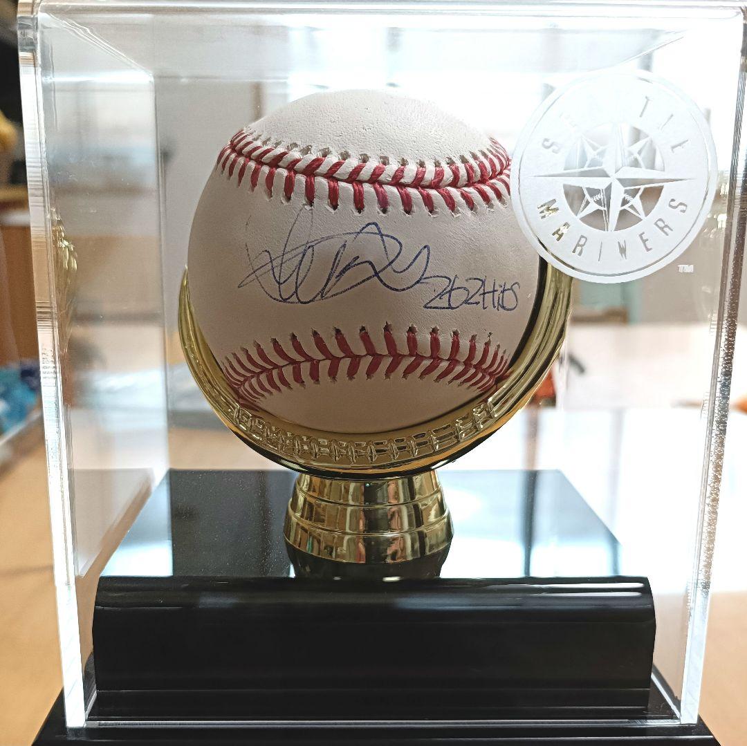 【証明あり】イチロー／直筆サインボール／262HITSインスクリプション