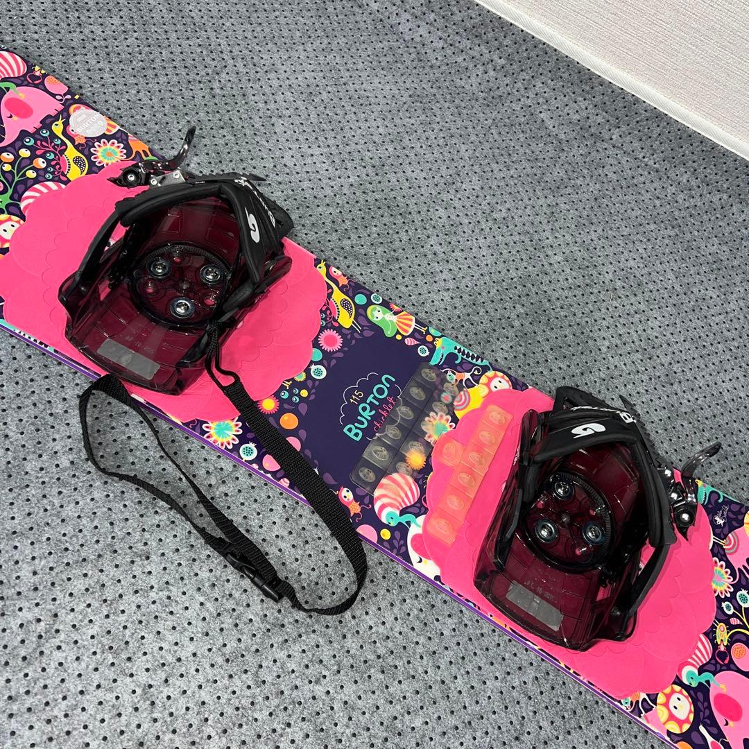 ５回使用 キッズスノーボード BURTON 115cm×バイン×BOAブーツ