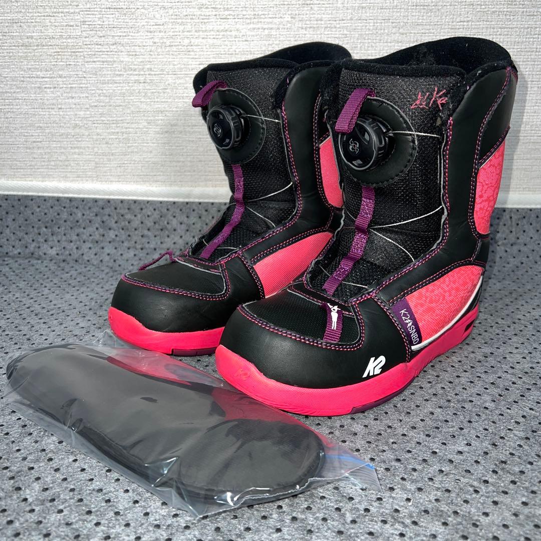 ５回使用 キッズスノーボード BURTON 115cm×バイン×BOAブーツ