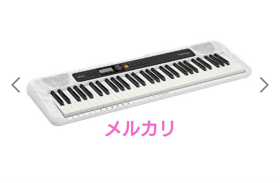 カシオCASIOベーシックキーボード ホワイト [61鍵盤]CT-S200WE