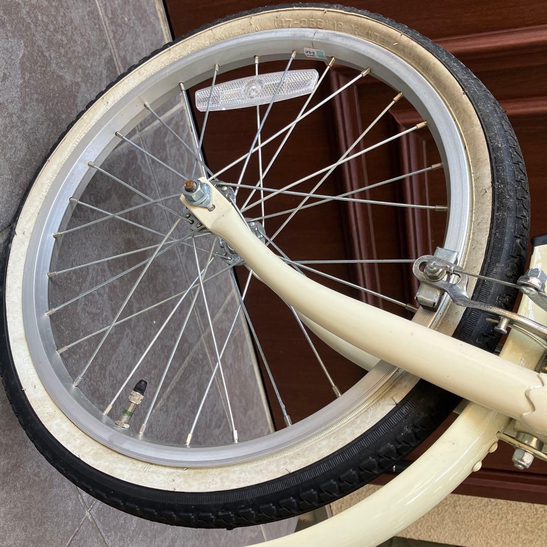 子供用 自転車 あさひ イノベーションファクトリー 18インチ アイボリー