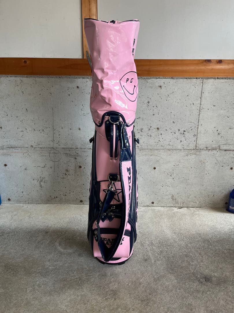 PEARLY GATES キャディバッグ ピンク/ネイビー