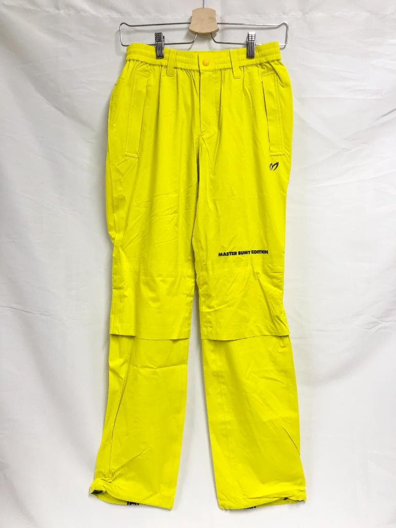 ○★新品未使用　マスターバニーエディション　ナイロンレインパンツ　0　イエロー