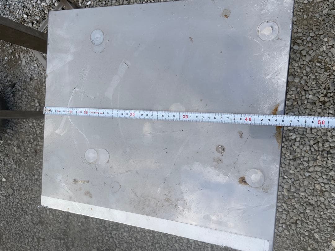 【送料込み】￼ステンレス製　作業台高さ88 × 40 × 45cm