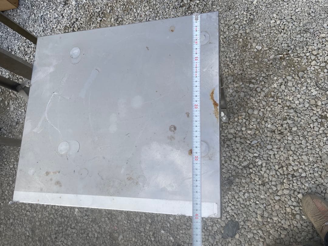 【送料込み】￼ステンレス製　作業台高さ88 × 40 × 45cm