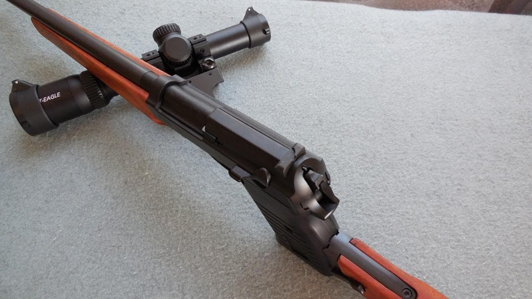 マルゼン ワルサーP38 デタッチャブル本体+木製ストック+写真の物