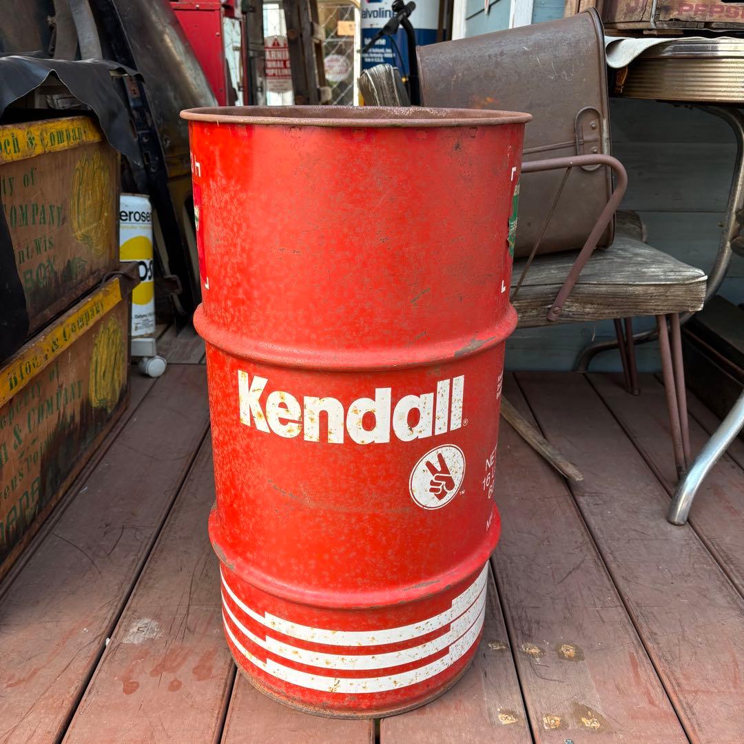 送料込み！USA VTGドラム缶 Kendall /16U.S.GALLONS