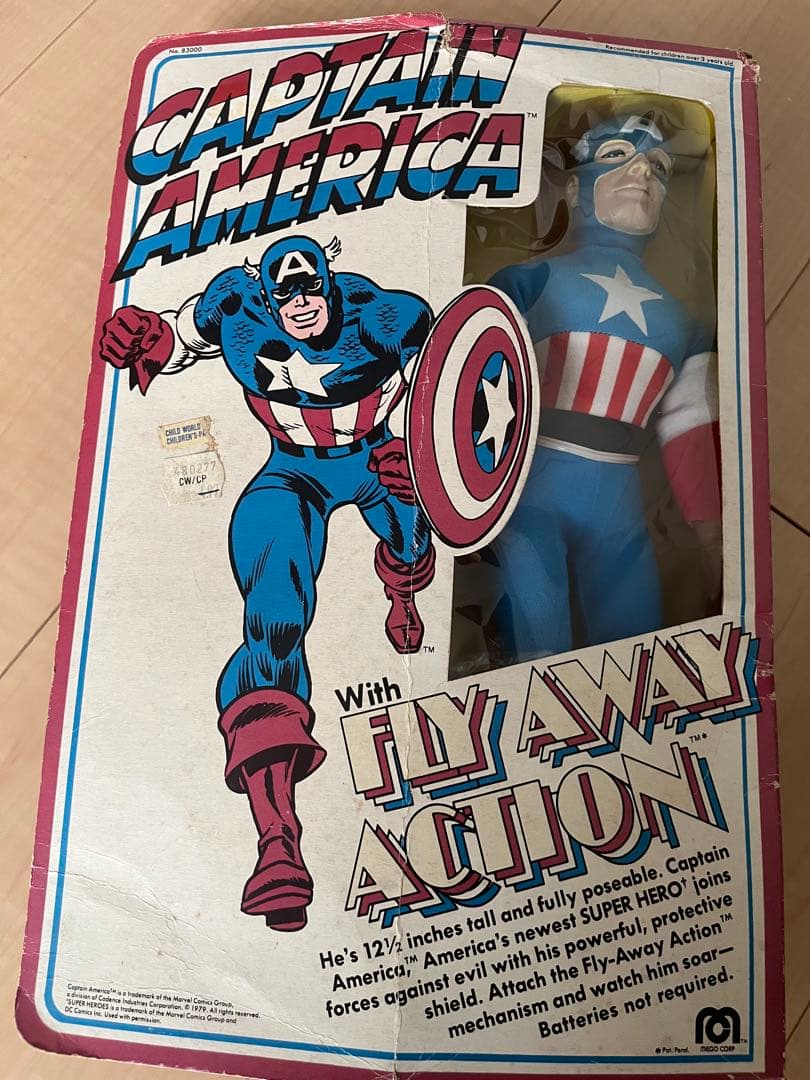 MEGO キャプテン・アメリカ 12インチ アクションフィギュア 開封