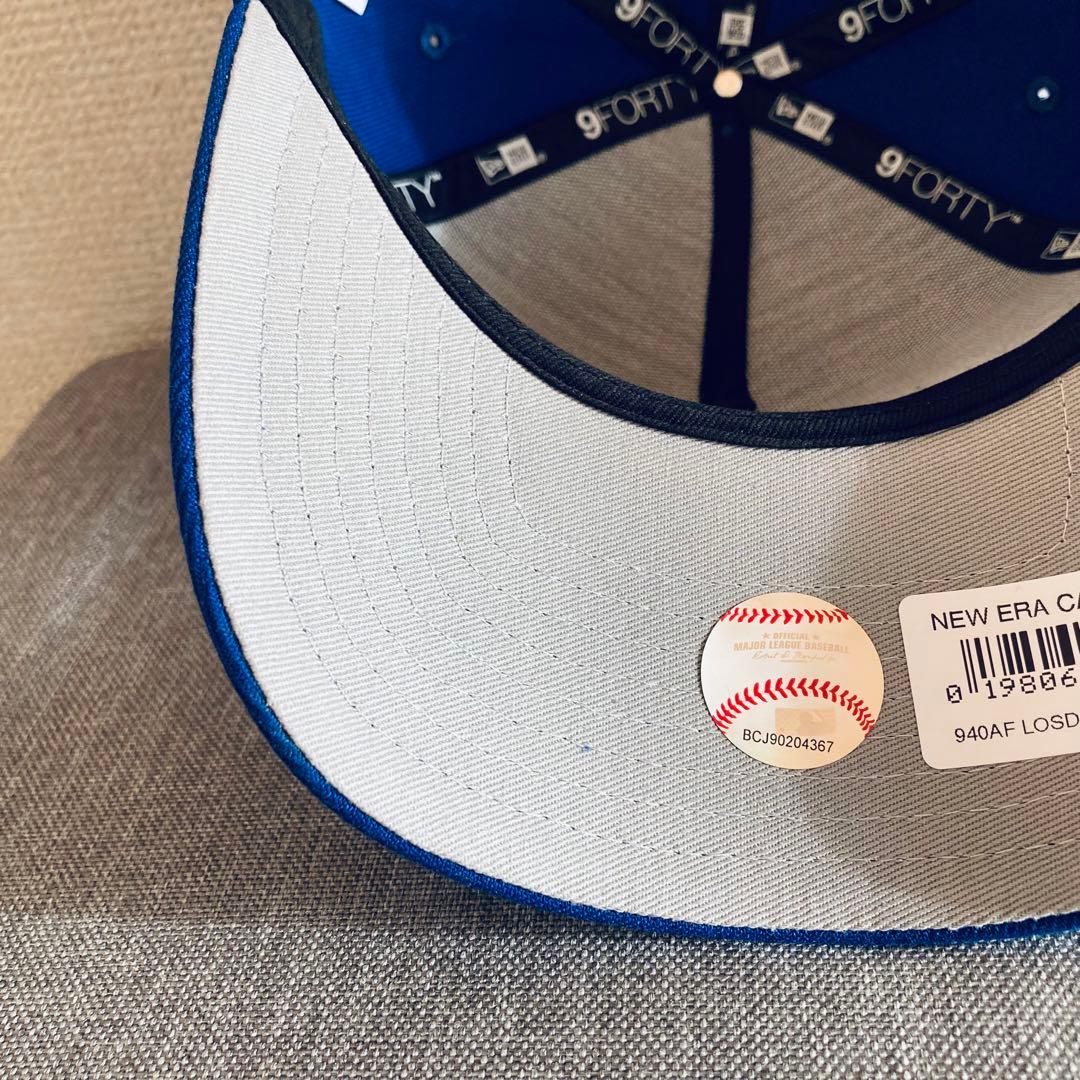 【US限定】ニューエラ ロサンゼルスドジャース 9FORTY Aフレーム ブルー
