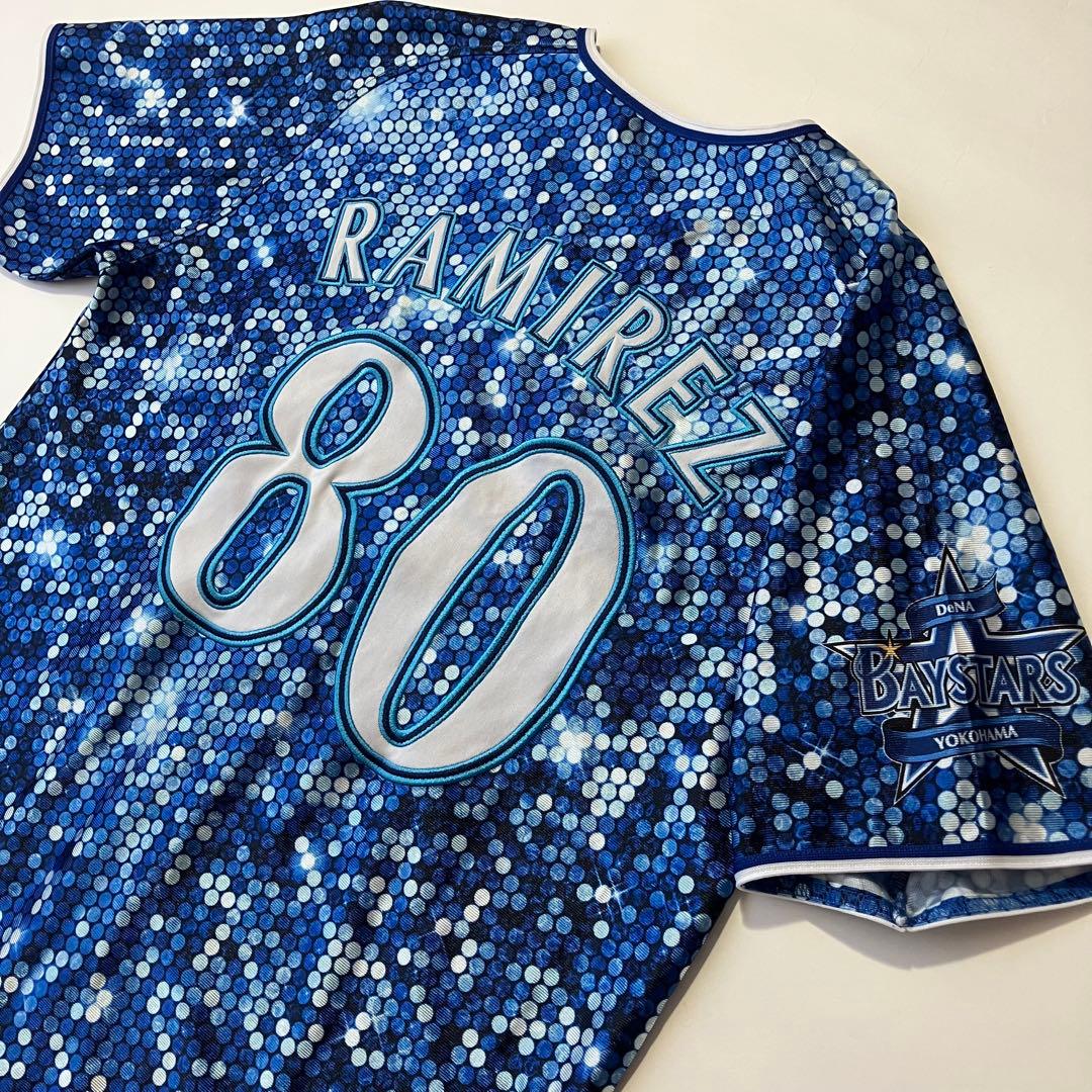 横浜ベイスターズ ラミレス ユニフォーム 刺繍 スターナイト 2018 Mサイズ