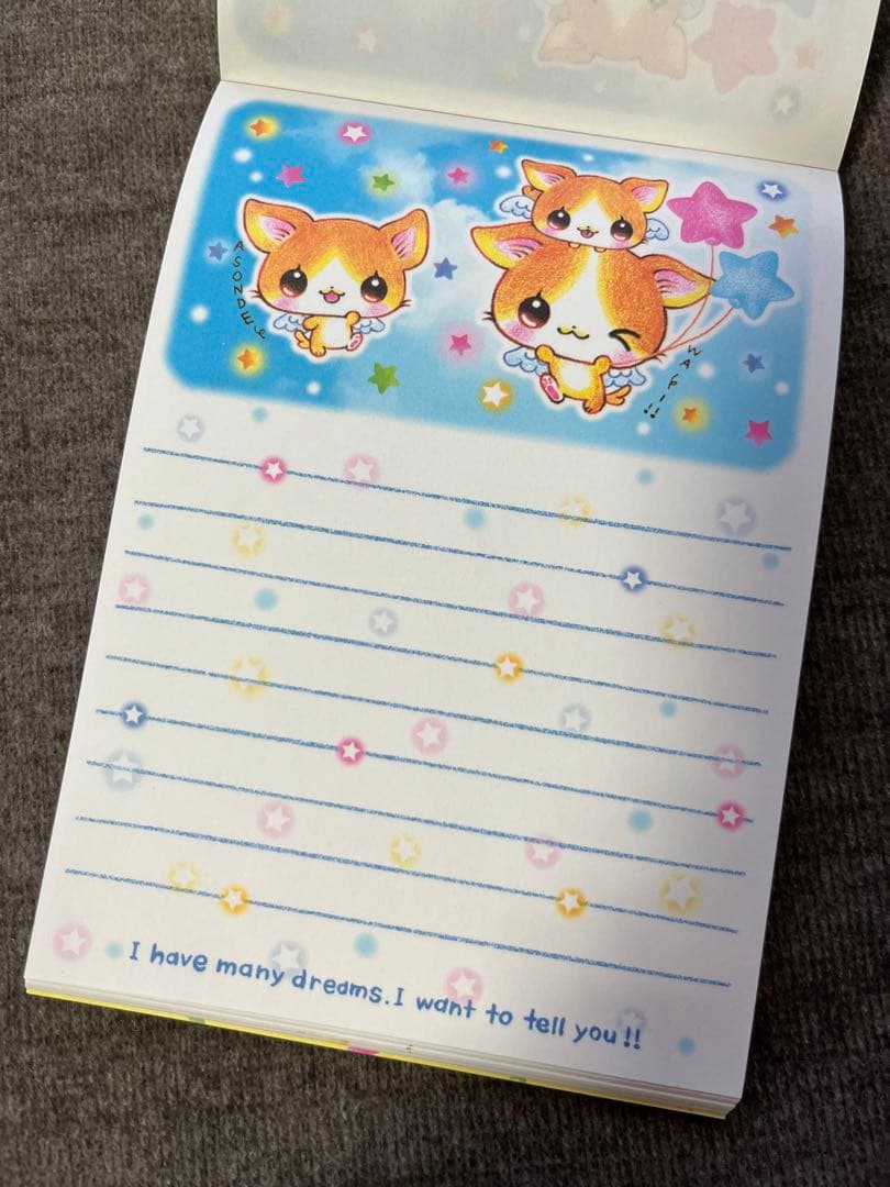 平成レトロ メモ帳 レア ちっちゃいちわわーるど カミオジャパン