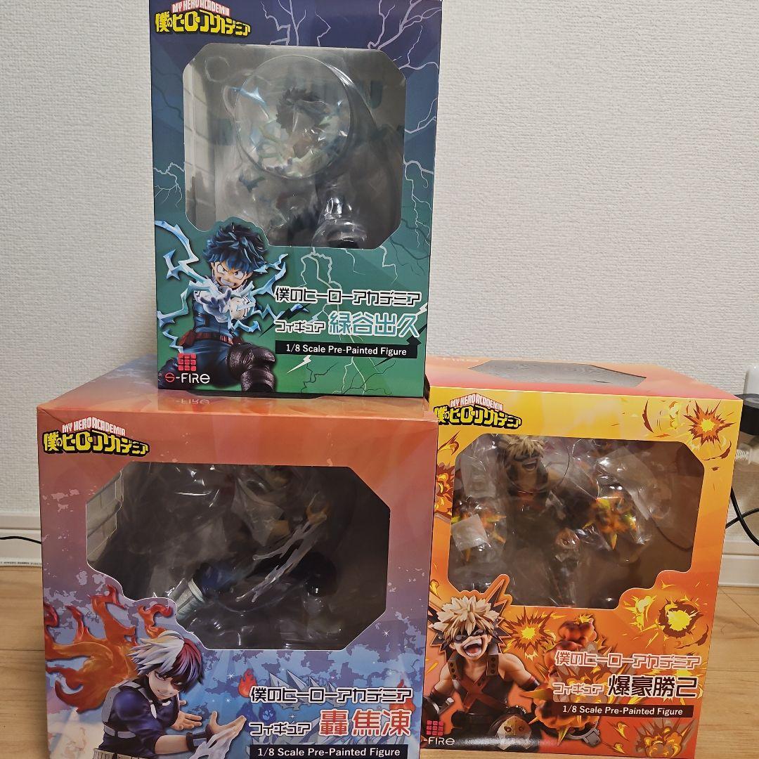 ヒロアカ　緑谷出久　爆豪勝己　轟焦凍