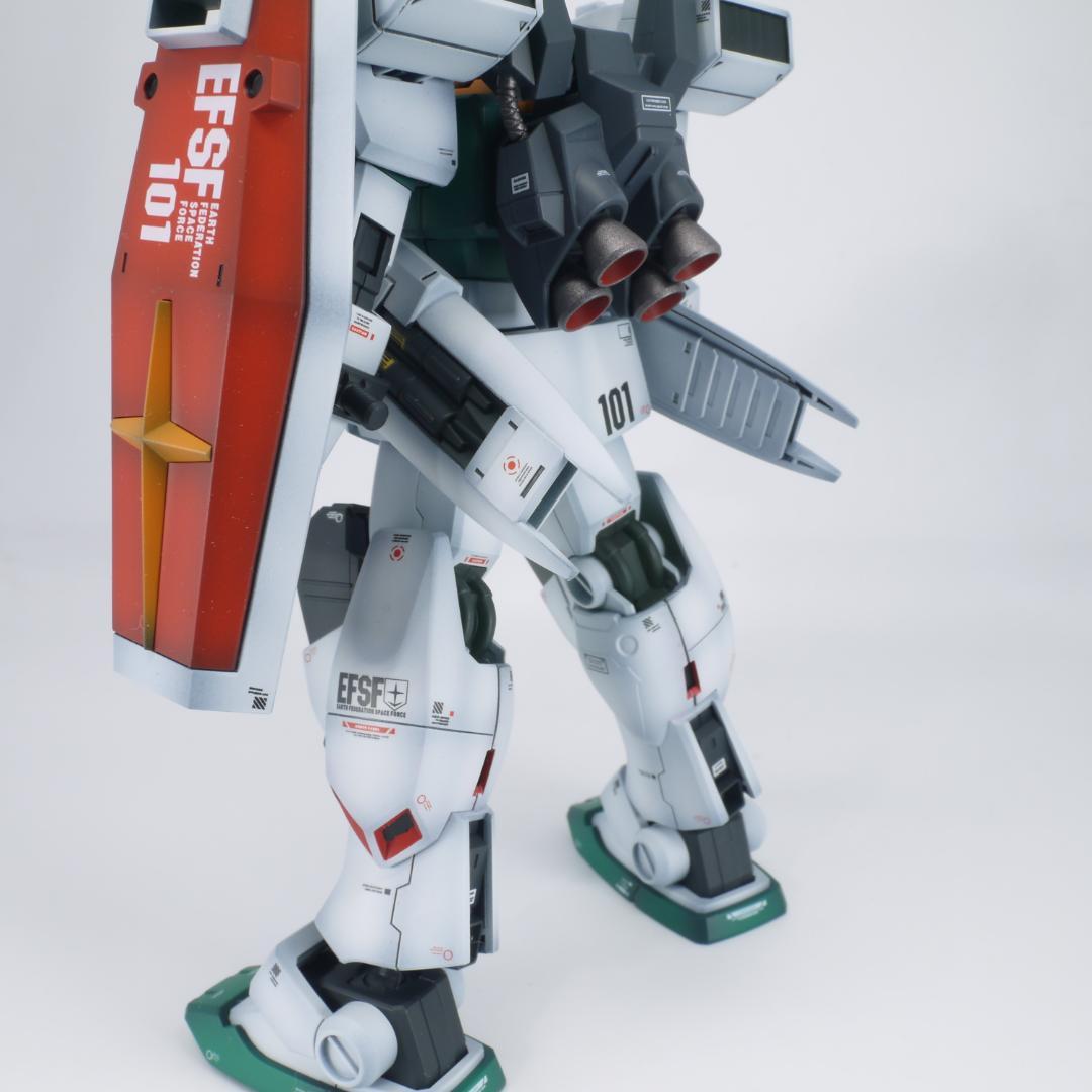 ガンプラ　HG ジムⅢ②　全塗装　完成品