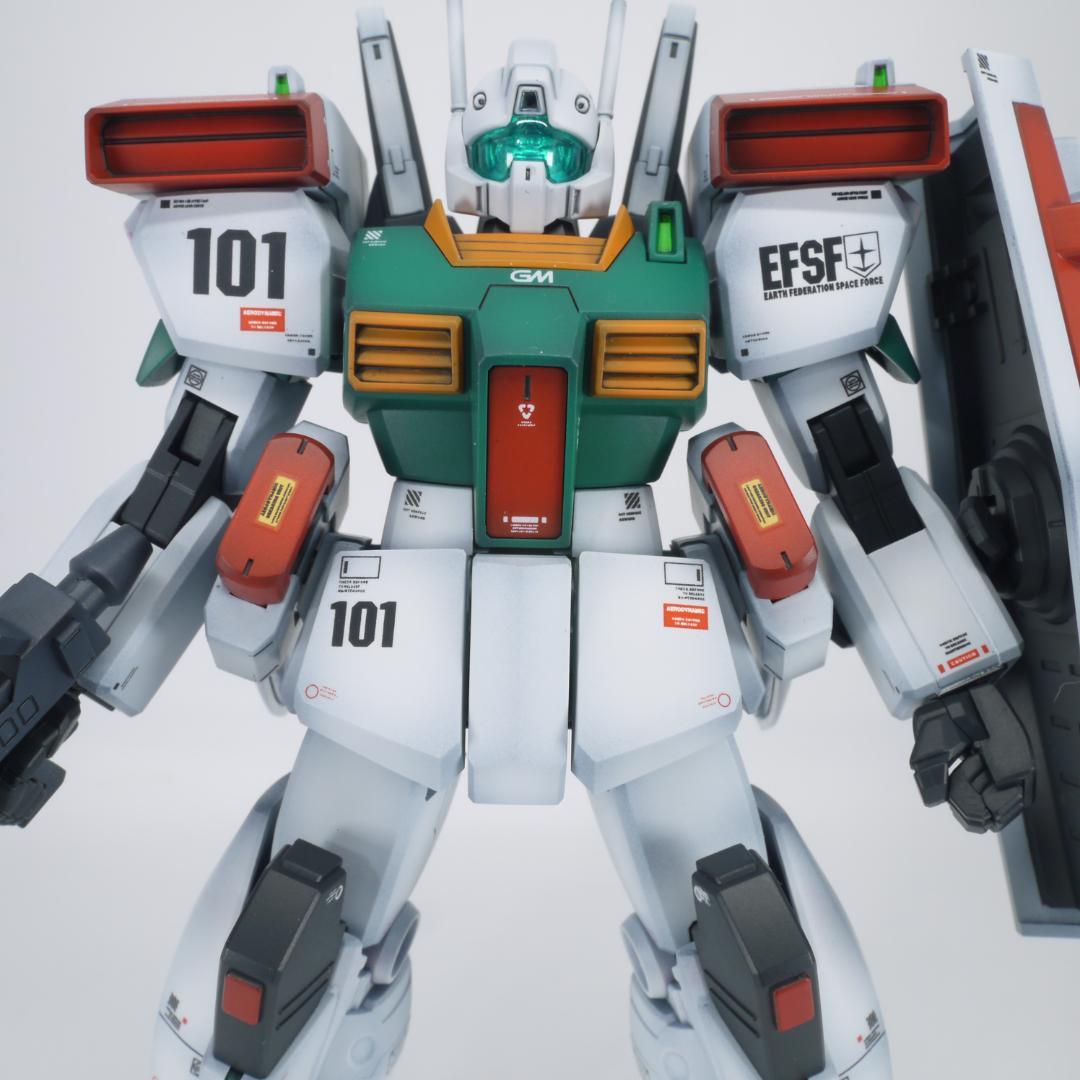 ガンプラ　HG ジムⅢ②　全塗装　完成品