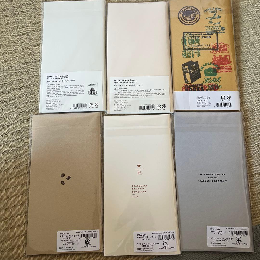 トラベラーズファクトリー東京＋成田空港限定+中目黒スターバリフィル　8種類セット