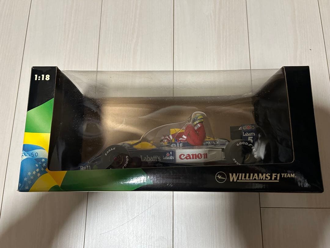 1/18 ウィリアムズルノー FW14 マンセル セナ　ミニカー