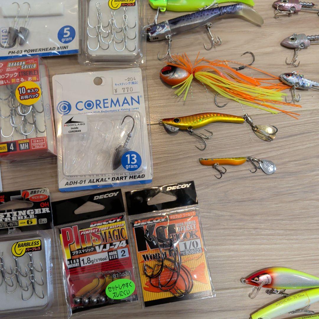 釣り用タックルボックス シーバス用ルアー70個超セット まとめ売り