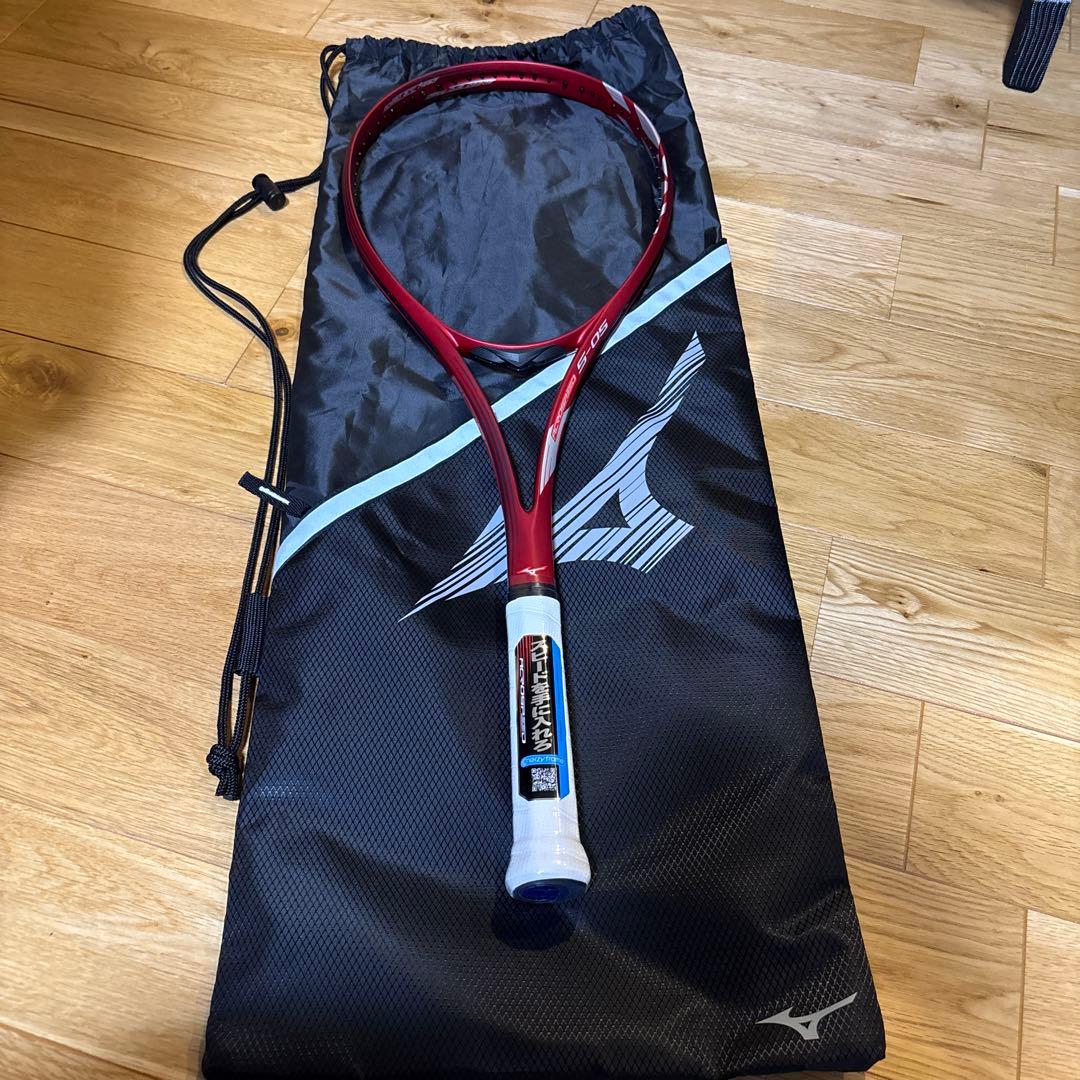 ソフトテニスラケット ミズノ アクロスピードS-05 専用ケース付き