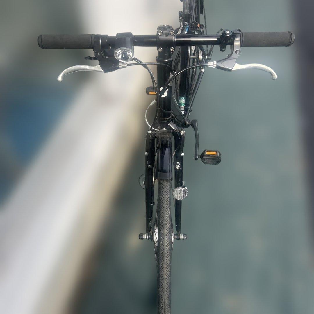 ブリヂストン クロスバイク 内装7段 ダイナモ 黒 27型