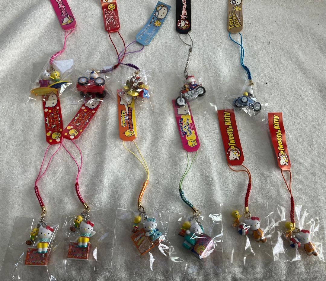 ハローキティ＆トゥイティーコラボストラップ