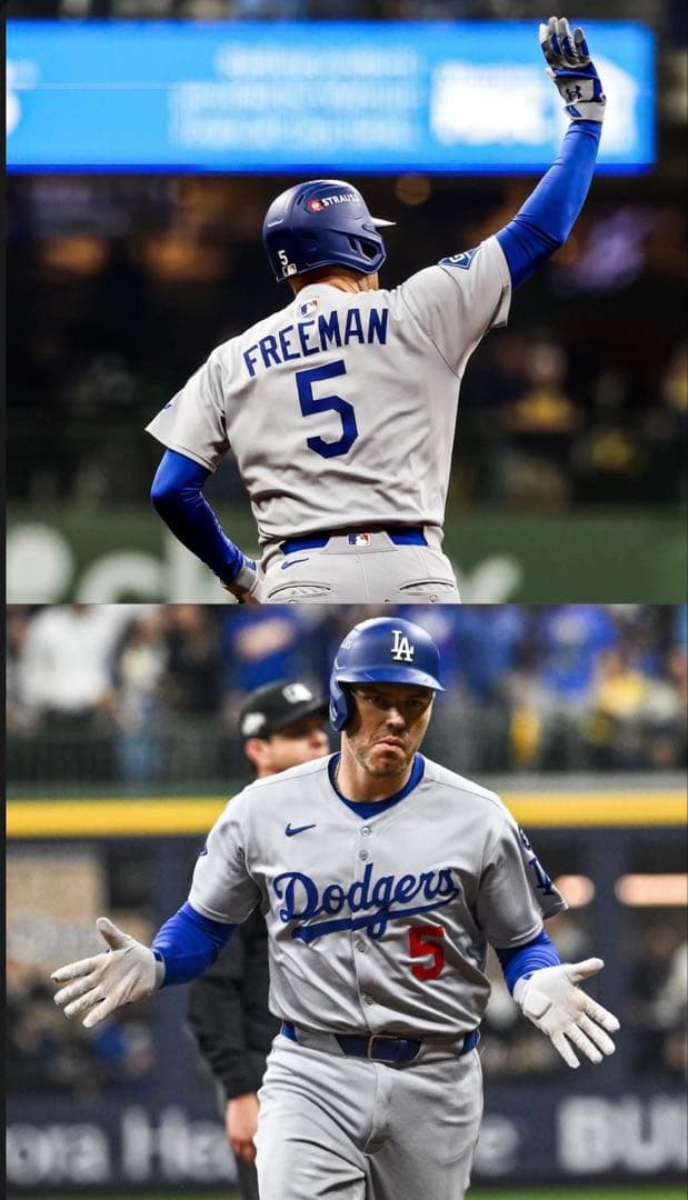祝2年連続世界一！ ロサンゼルスドジャース フレディ・フリーマン ユニフォーム
