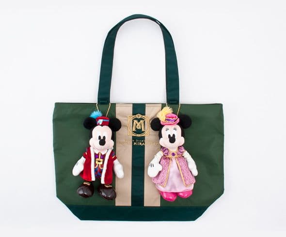ディズニーホテルエクスクルーシブミラコスタ限定ミッキー＆ミニー付トートバッグ新品