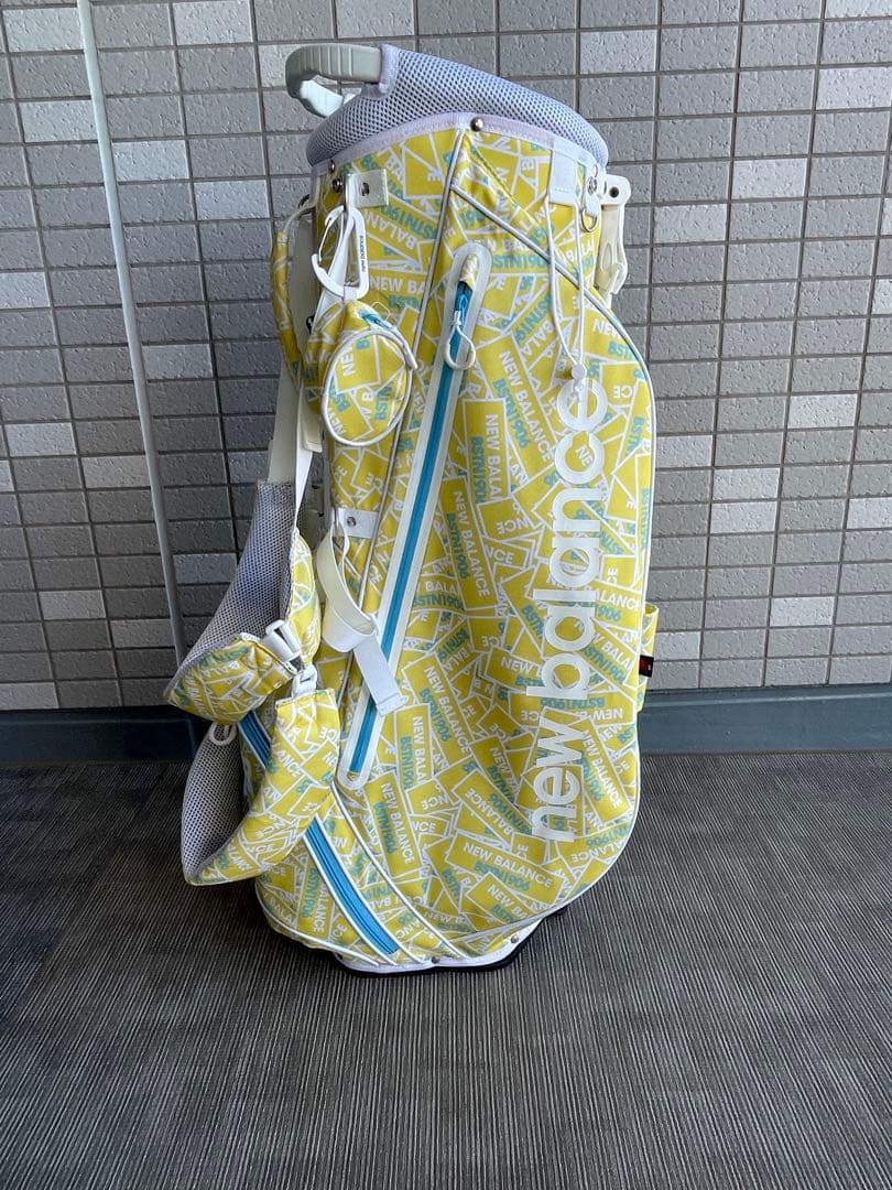 ニューバランスゴルフ 9型 スタンド式 キャディバッグ イエロー