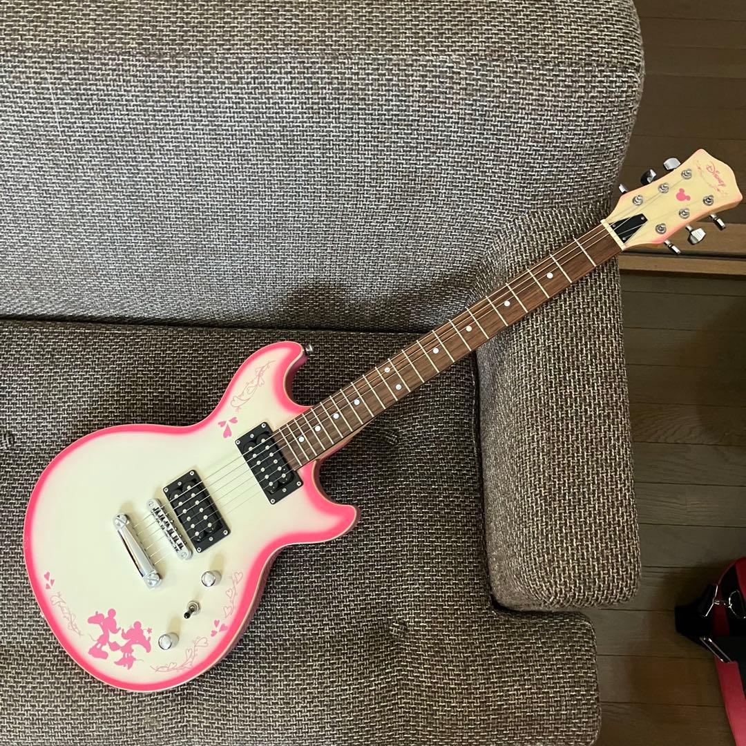 エレキギターミッキー ミニー デザイン ディズニー