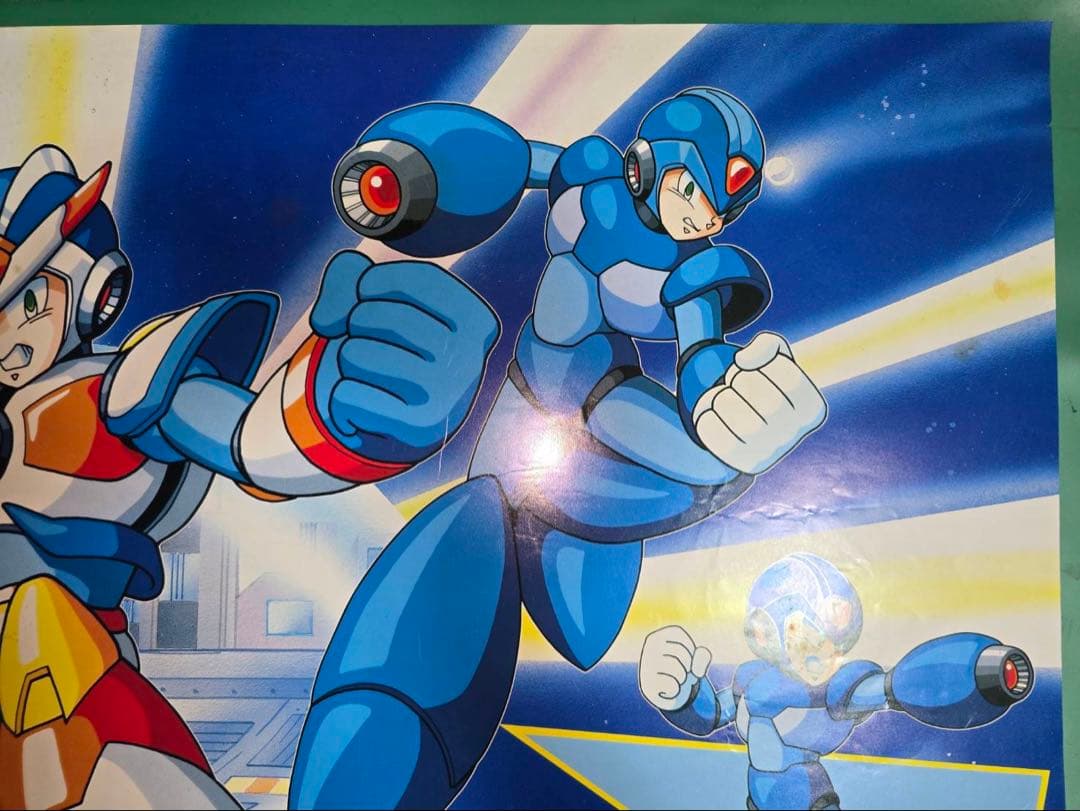 1995年ロックマンX3 ポスター 　縦57.5cm 横92.5cm