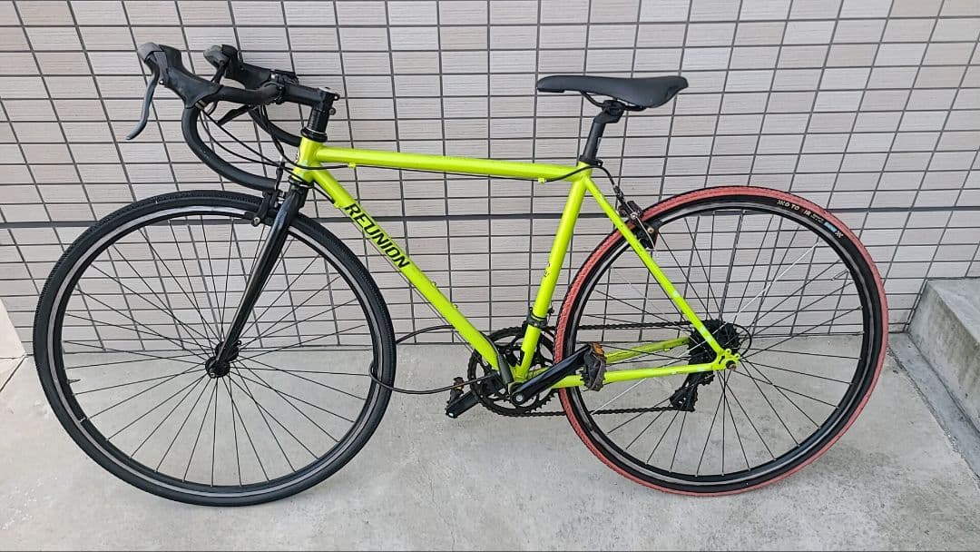 蛍光イエロー ロードバイク