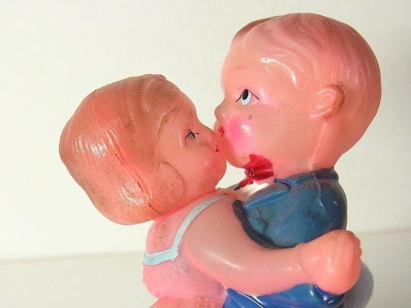 ダンシング カップル セルロイド おもちゃ 占領下日本製 ゼンマイ 戦後の昭和