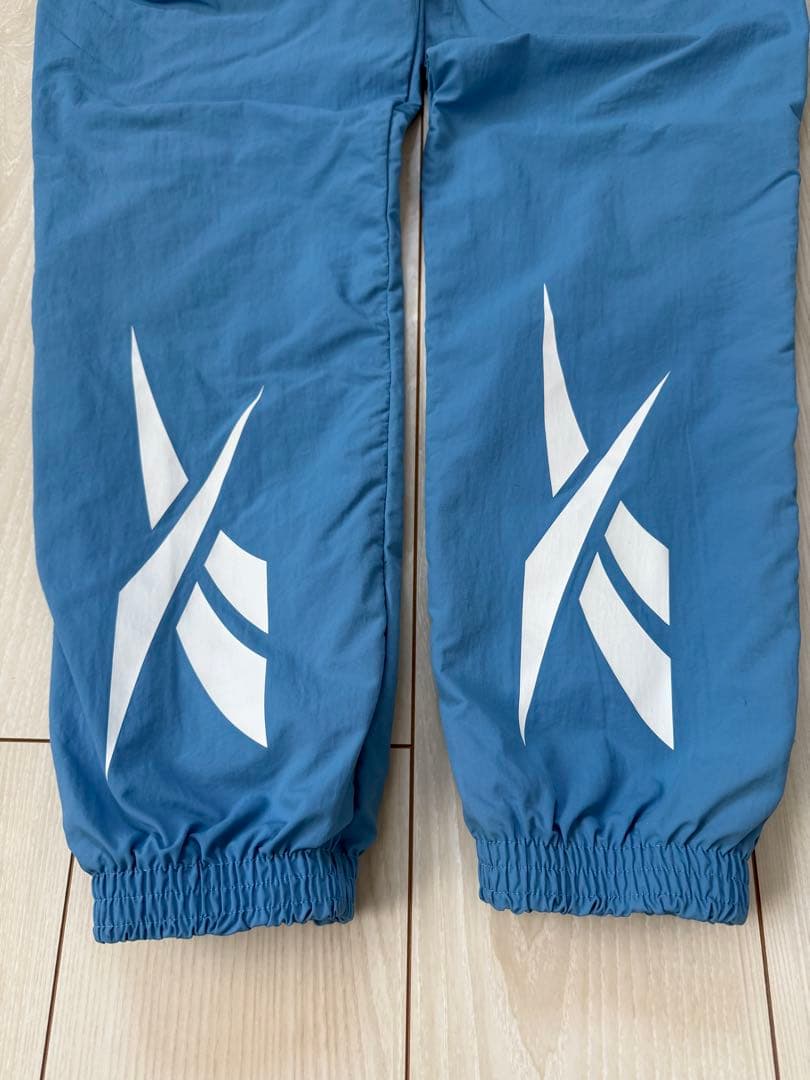 Reebok トラック　上下セット ブルー/ホワイト　水色　O