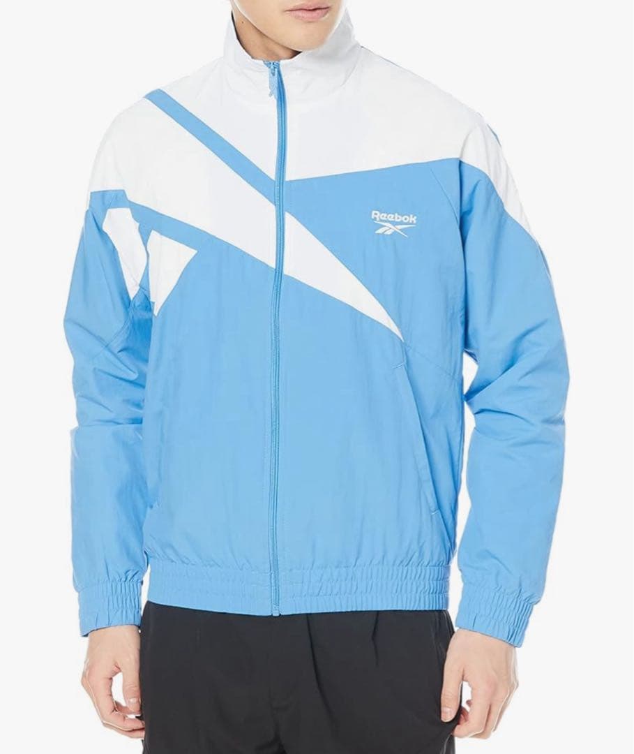 Reebok トラック　上下セット ブルー/ホワイト　水色　O