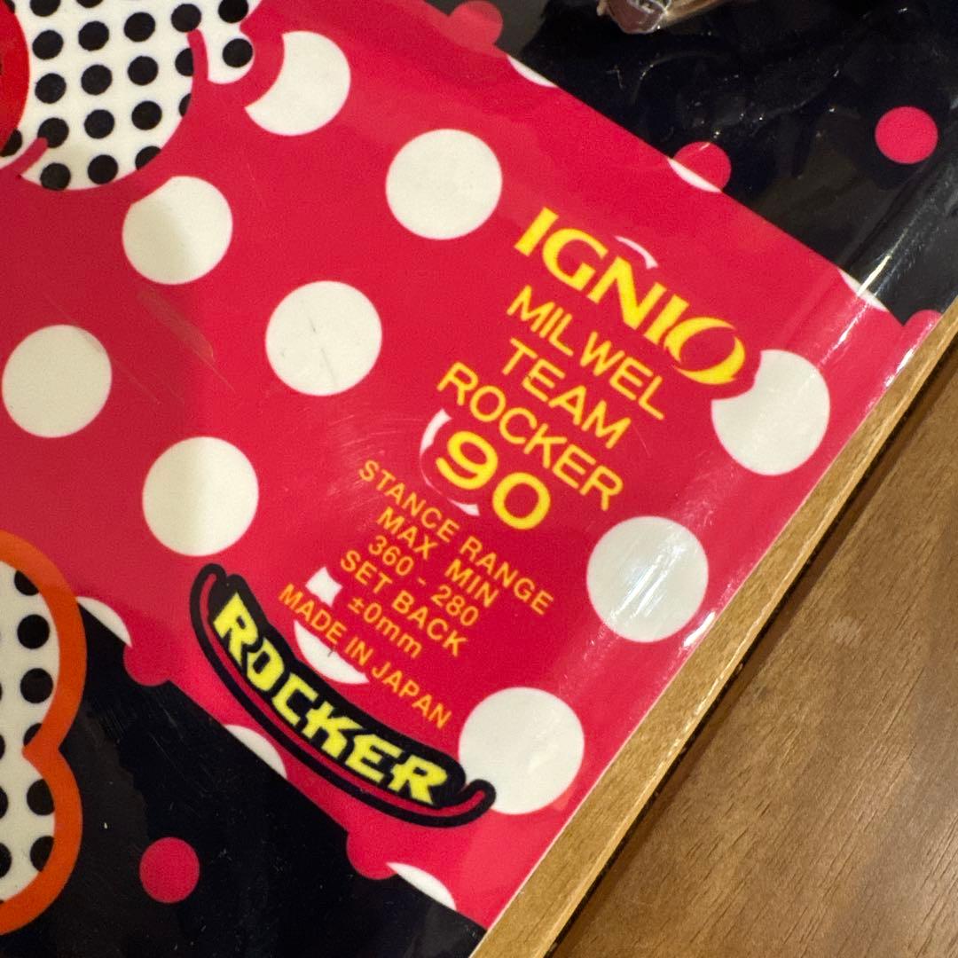 IGNIO MILWEL TEAM ROCKER 90 スノーボード