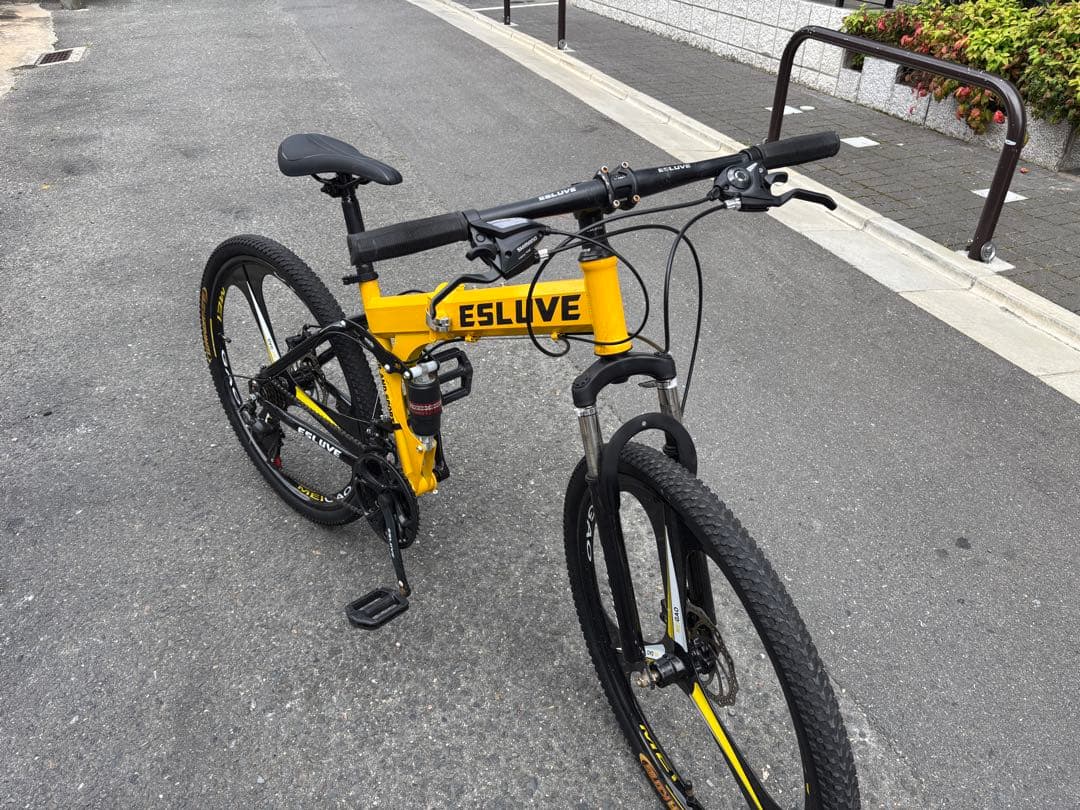 ESLUVE マウンテンバイク 大径ホイール　折りたたみ式
