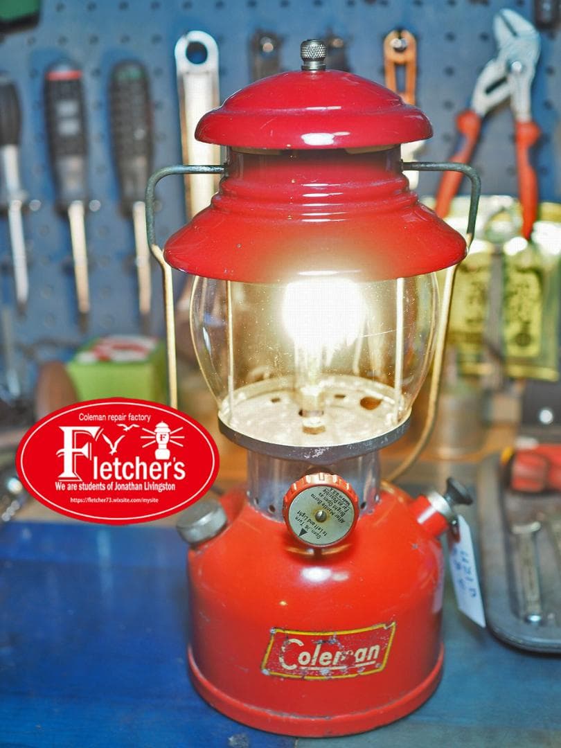 程度良好1958年4月 コールマン 200A ランタン（イエローボーダーu21B