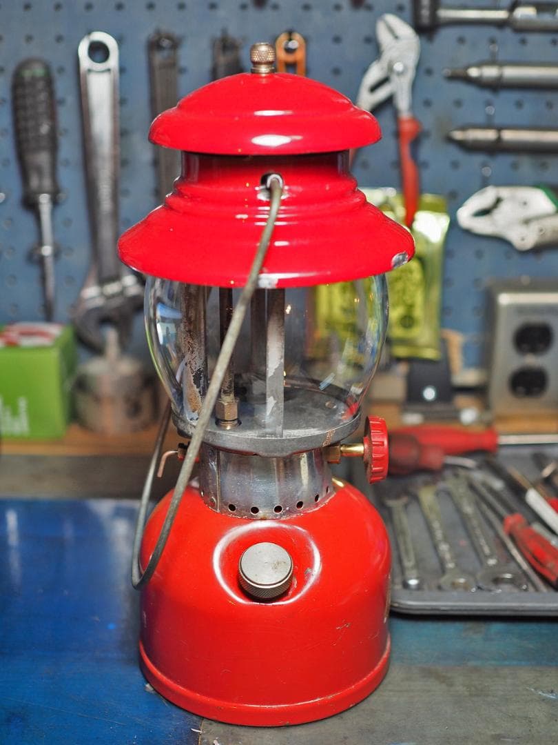 程度良好1958年4月 コールマン 200A ランタン（イエローボーダーu21B