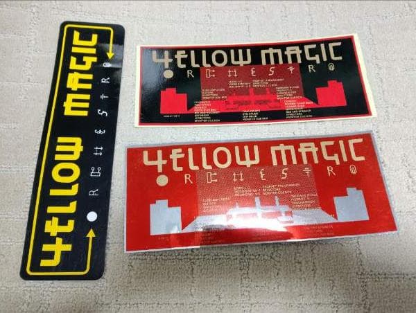 YMO　ステッカー　坂本龍一　ビンテージ シール　イエローマジックオーケストラ