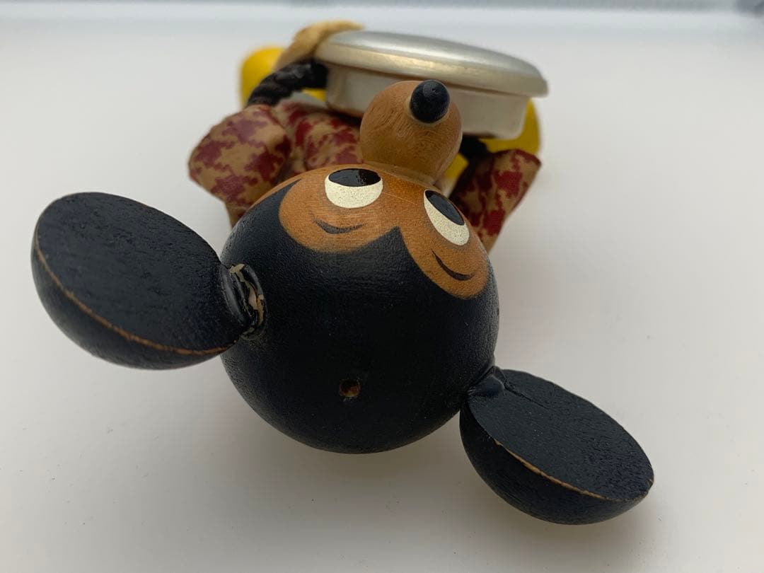 ミッキー 木製 温度計 レトロ ヴィンテージ ディズニー オールド Disney