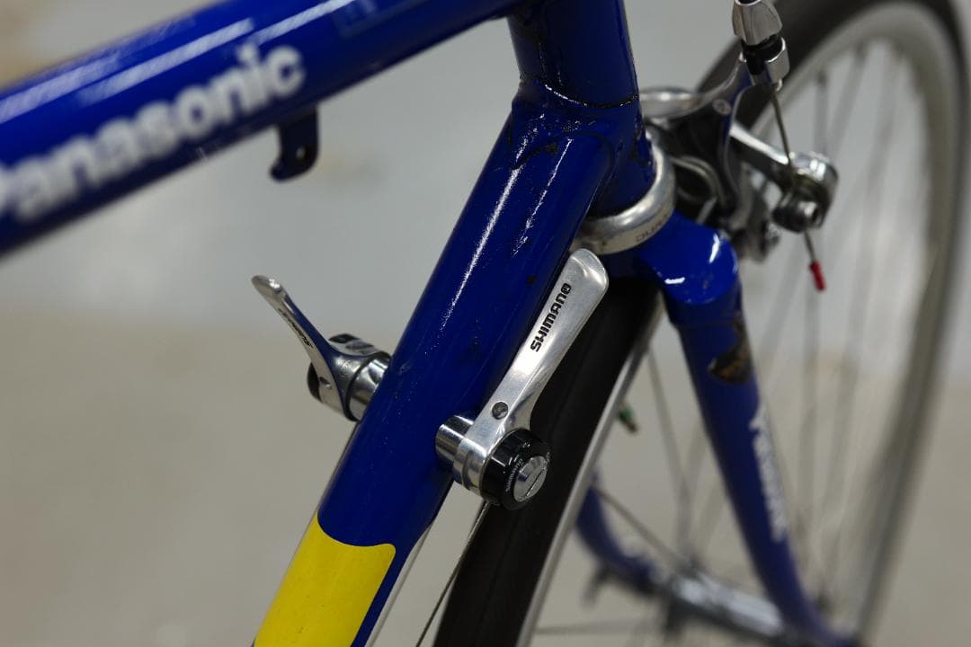 Panasonic クロモリ　フラットバーロードバイク　540mm