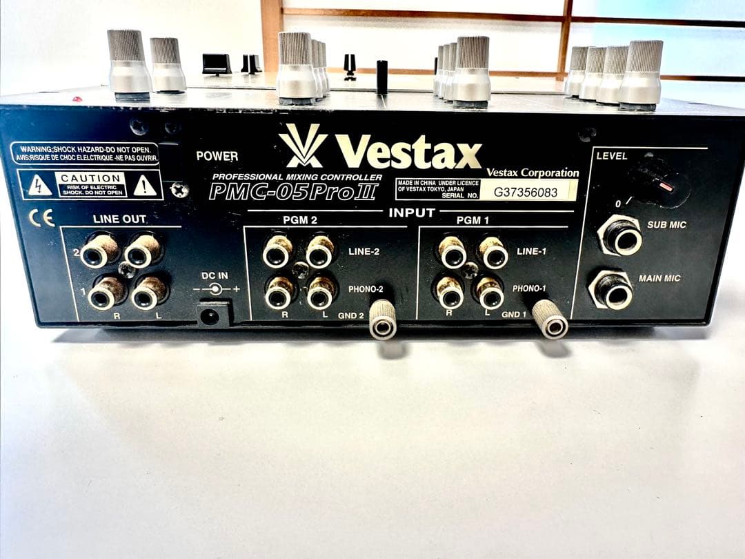Vestax DJミキサー PMC-05ProII DJ機材 動作確認済