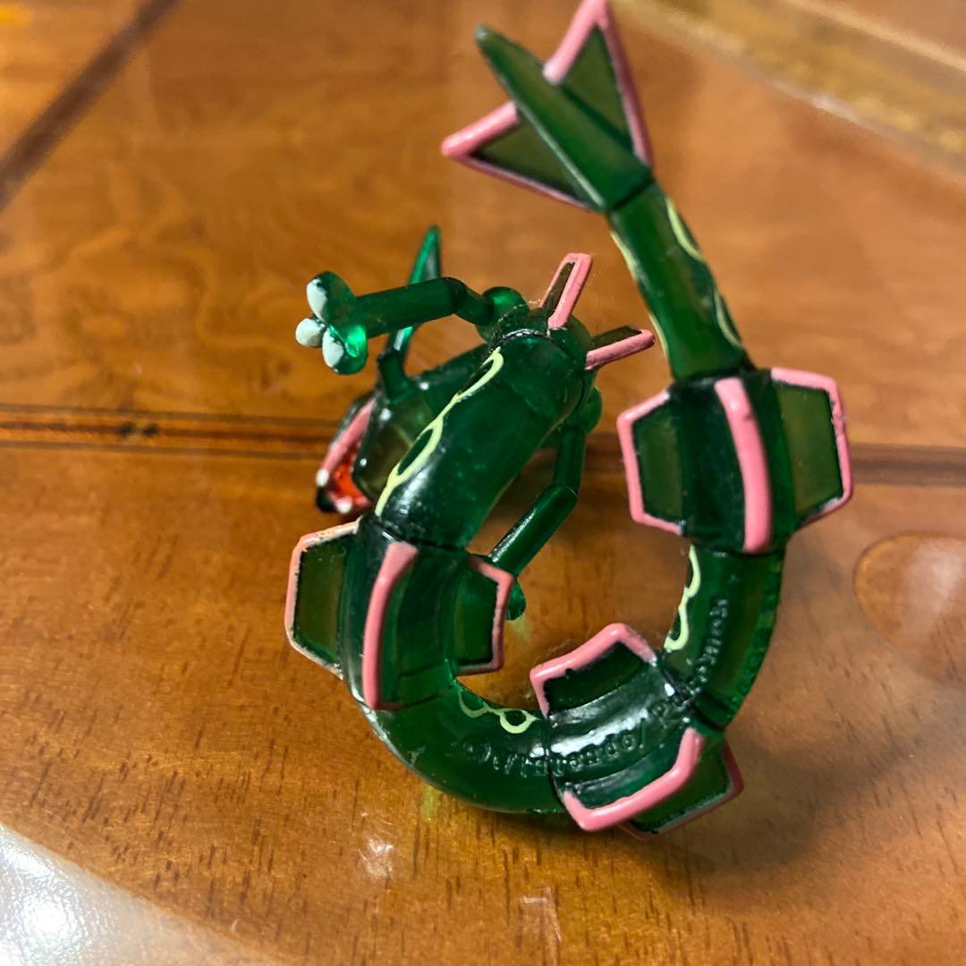 ポケモン　モンコレ　レックウザ　クリア　2004年　TOMY製　レア