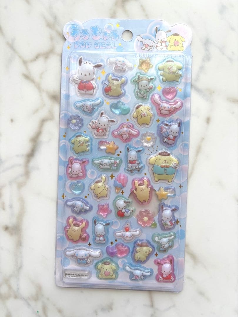 【希少】ボンボンドロップシール 水族館限定 しずくちゃん たまごっち サンリオ
