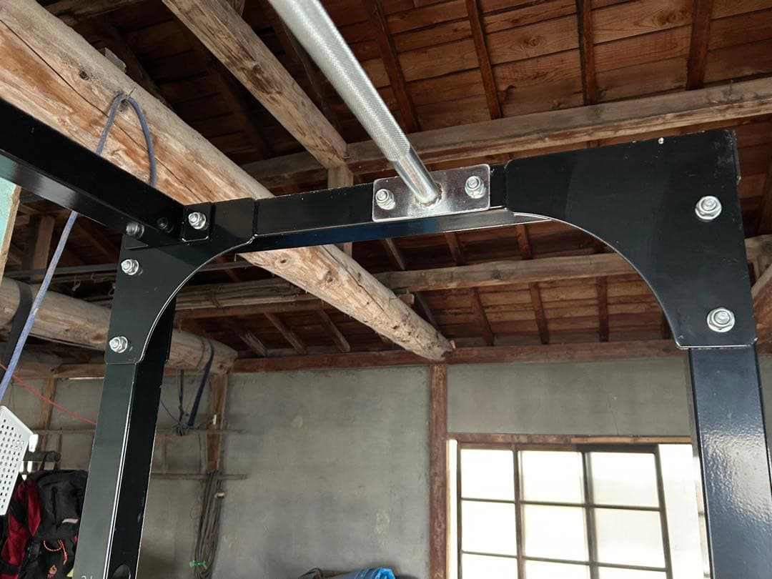 週末値下げしました　BODYMAKER パワーラック 黒　引き取り限定