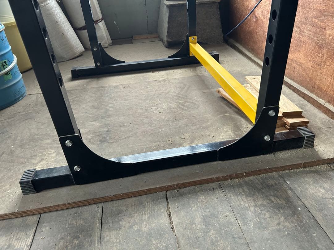 週末値下げしました　BODYMAKER パワーラック 黒　引き取り限定