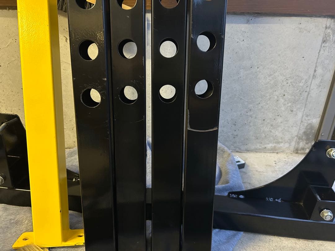 週末値下げしました　BODYMAKER パワーラック 黒　引き取り限定