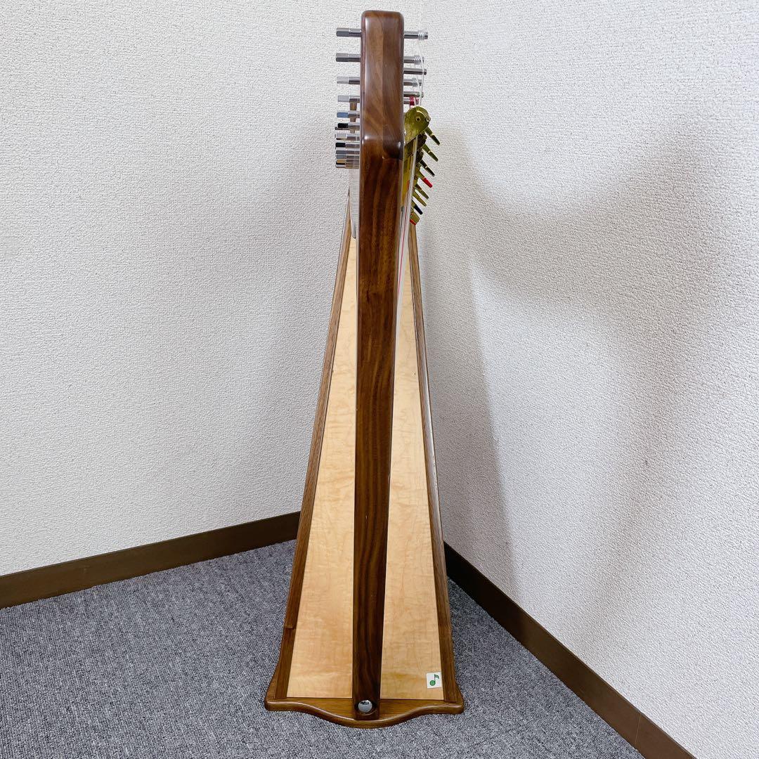 25年製 AOYAMA ハープ 25s 25弦 サウルハープ ブラウン