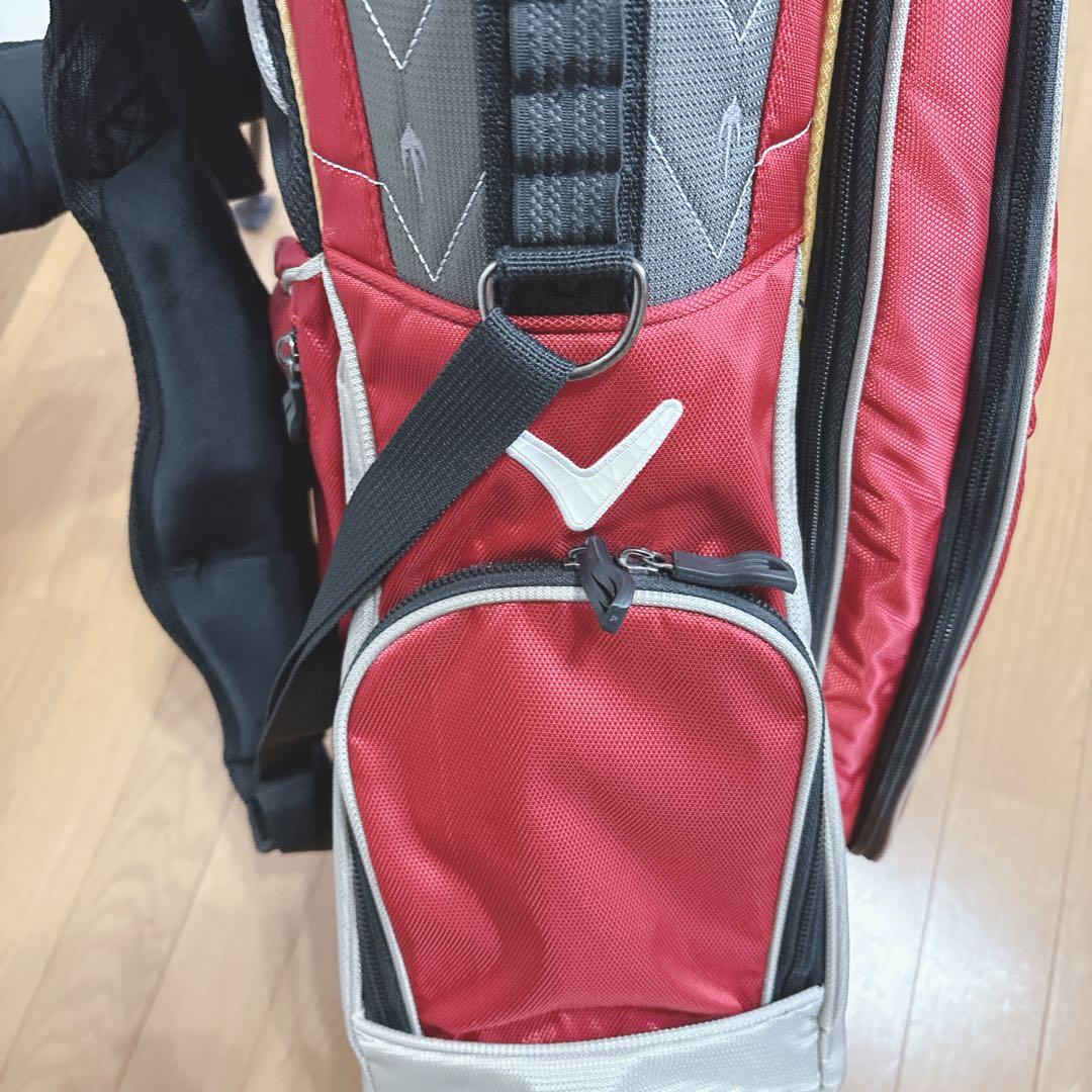 K378 Callaway スタンドキャディバック 赤 軽量